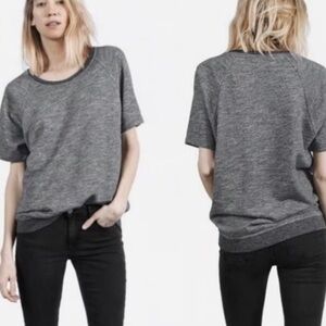 Everlane Raglan Short Sleeve Sweatshirt